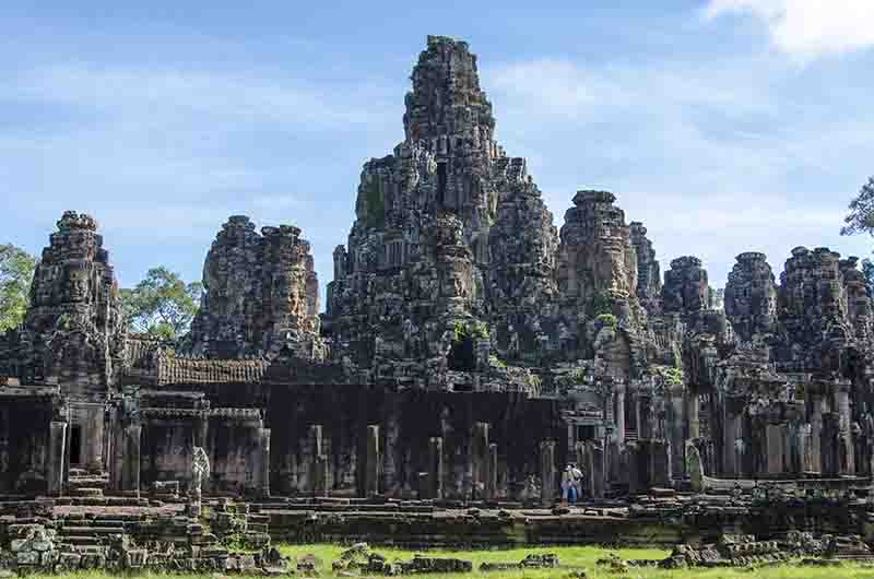 54 - Camboya - Angkor - ciudad de Angkor Thom - templo de Bayon